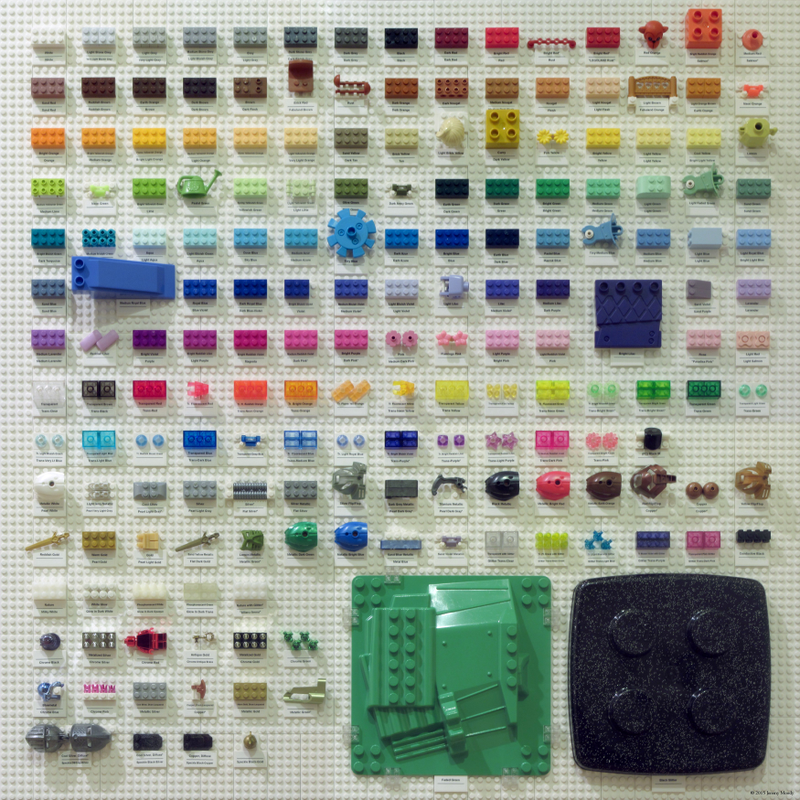 Illustration for article titled Chart Of All The LEGO Colors Ever Produced